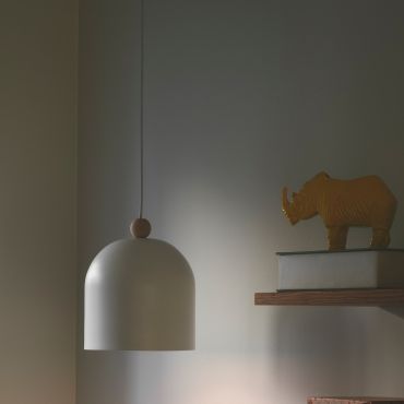 Nordlux Gaston - lampe suspendue - Ø 20 x 200 cm - blanc