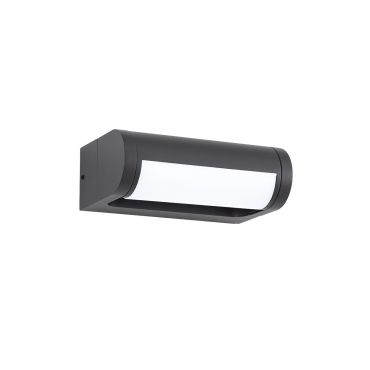 VK Lighting Shade - applique murale d'extérieur - 17,3 x 6,3 x 11,1 cm - 12W LED inclus - IP65 - anthracite