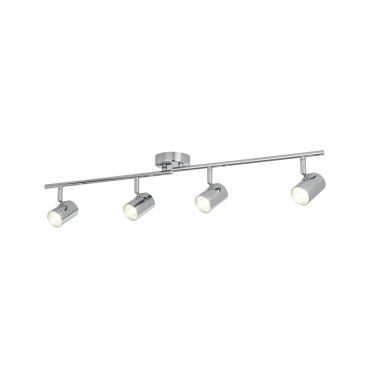 Searchlight Rollo - spot en saillie 4L - 77 x 9 x 13 cm - 4 x 4W LED dimmable inclus - chrome