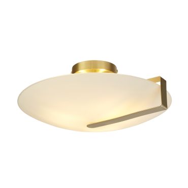 Searchlight Sundial - plafonnier - Ø 41 x 16 cm - or