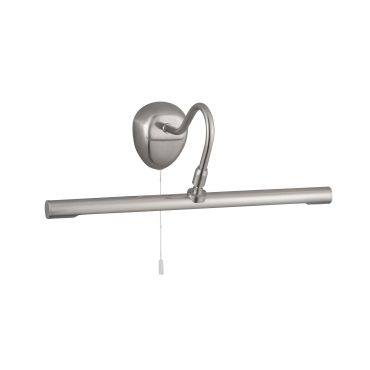 Searchlight LED Picture Lights - applique murale avec interrupteur à tirette - 36 x 13 cm - 1W LED incl. - argent satiné
