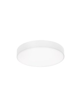 Nova Luce Sotto - plafonnier avec télécommande - Ø 46 x 11,5 cm - 40W LED inclus - blanc mat