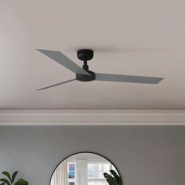 Faro Cruiser L - ventilateur de plafond - Ø 132 cm - noir mat et aluminium
