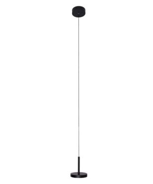 Maxlight Ibiza - lampe suspendue - Ø 12 x 130 cm - 8W LED inclus - noir