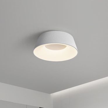 VK Lighting Aelia - plafonnier - Ø 46 x 18 cm - 30W dimmable LED inclus - blanc