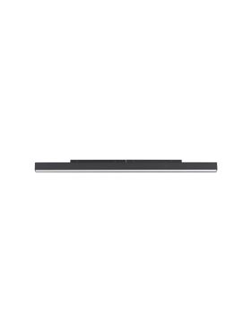Nova Luce Buxton L - luminaire sur rail magnétique - 80,4 x 3,5 x 5,2 - 42W LED inclus - blanc chaud couleur de lumière - noir