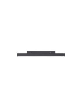 Nova Luce Ultra Slim - luminaire sur rail - 30 x 3,4 cm - 15W LED inclus - couleur de lumière blanche - noir