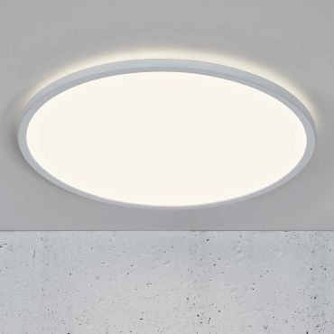Nordlux Smart Oja - plafonnier - éclairage intelligent - Ø 42,4 x 2,3 cm - 20W LED inclus - 2700K-6500K - blanc
