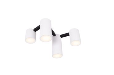 Maxlight Laxer - plafonnier - 62 x 33 cm - noir et blanc