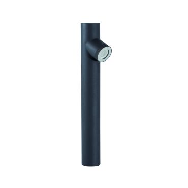 Nova Luce Ramo - poteau de jardin - 14,6 x 8 x 60 cm - IP65 - gris foncé