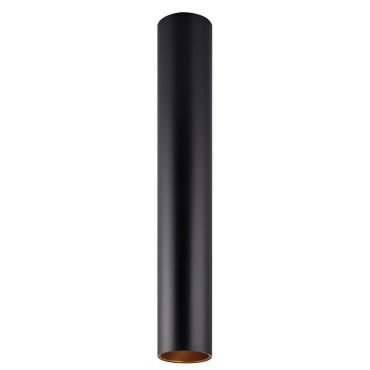 VK Lighting Koroidia - spot en saillie - Ø 5,6 x 13,5 cm - noir