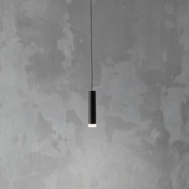 Nova Luce Doc - lampe suspendue - Ø 3 x 120 cm - 5W LED inclus - noir