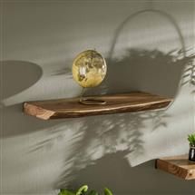 Vico Natural Edge - étagère murale - 60 x 20 x 4 cm - bois d'acacia
