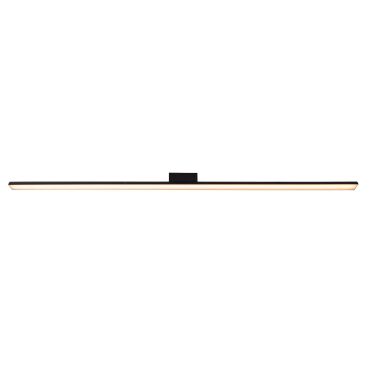 Maxlight Tampa - plafonnier - 180 x 6 x 8,3 cm - 54W LED inclus - IP44 - noir