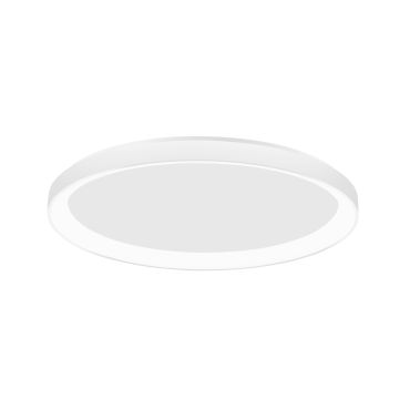 Nova Luce Pertino - plafonnier - Ø 48 x 6 cm - 38W LED dimmable inclus - blanc sable