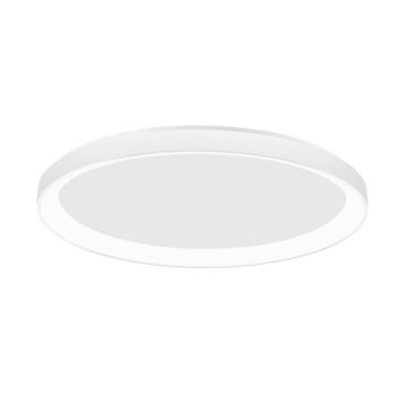 Nova Luce Pertino - plafonnier - Ø 38 x 6 cm - 30W LED dimmable inclus - blanc sable