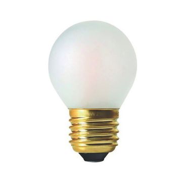 Daylight Italia Satin Lampe LED - Ø 4,5 x 8 cm - E27 - 4,5W dimmable - 2700K - blanc satiné