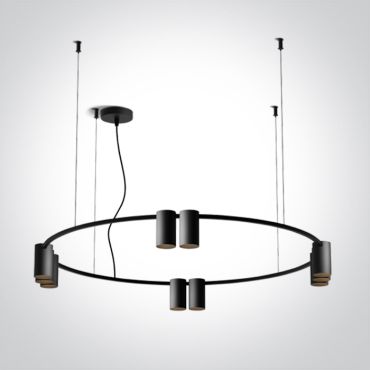 ONE Light Pendants - lampe suspendue - Ø 80 x 150 cm - noir