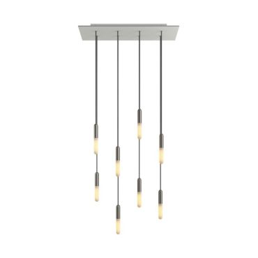 Creative Cables - lampe suspendue 8L - 67,5 x 130 cm - blanc