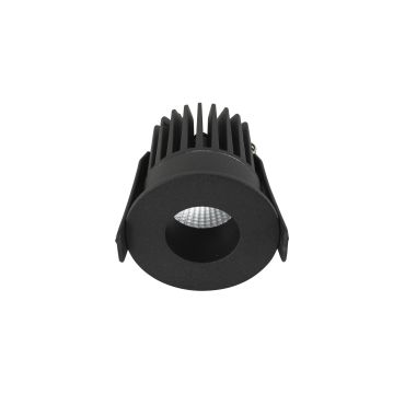 Nova Luce Petit - spot à encastrer - Ø 62 mm, Ø 55 mm à encastrer - 9W LED inclus - IP42 - noir sable