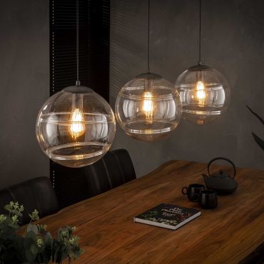 Vico Clear - lampe suspendue - 128 x 30 x 150 cm - transparent