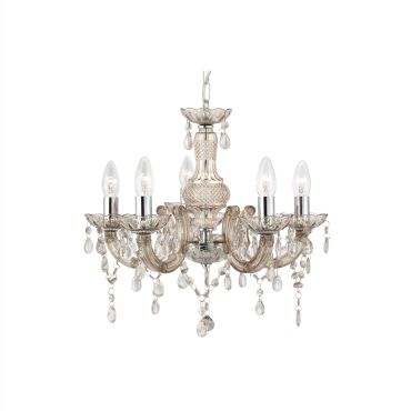 Searchlight Marie Therese - lustre - Ø 48 x 93 cm - vison