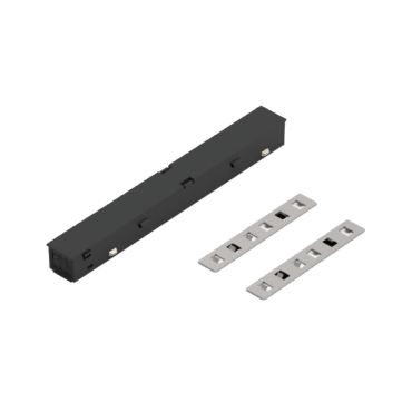 VK Lighting Eiva - système de rail magnétique - connecteur électrique et mécanique pour profilé encastré - noir