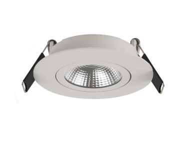 Artdelight Dublin - spot encastré - Ø 83 mm, Ø 68 mm encastré - 6W LED dimmable inclus - blanc