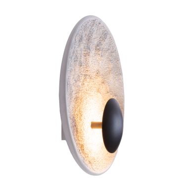 Maxlight Oyaka - applique - Ø 29 x 9,5 cm - 5W LED inclus - noir