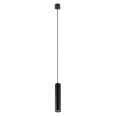 VK Lighting Edelle - suspension - Ø 5,6 x 183 cm - noir