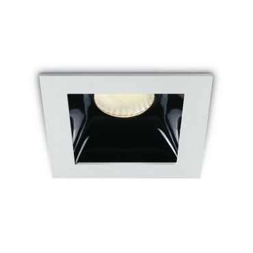 ONE Light Shop Square Boxes - spot encastré - 62 x 62 mm, 57 x 57 mm taille d'encastrement - 6,5W LED dimmable inclus - blanc