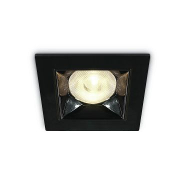 ONE Light Mirror Square Boxes - spot encastré - 54 x 54 mm, 50 x 45 mm format encastré - 6W LED inclus - noir