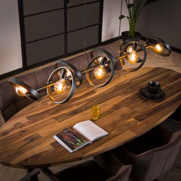 Vico Hover - lampe suspendue - 42 x 160 x 150 cm - anthracite