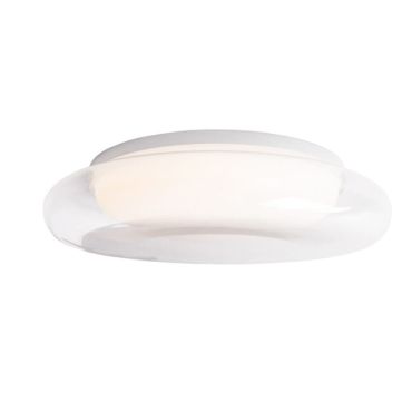 Maxlight Duo - plafonnier - Ø 47 x 10 cm - 18W LED inclus - blanc