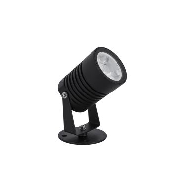 Nova Luce Fend - spot au sol - 9 x 6,5 x 15 cm - 10W LED inclus - IP65 - noir