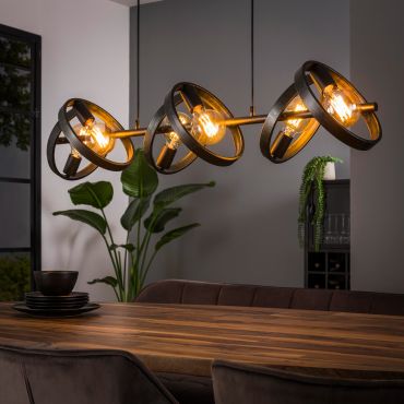 Vico Hover - lampe suspendue - 42 x 120 x 150 cm - anthracite