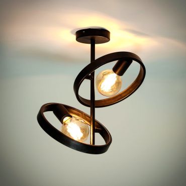 Vico Hover - plafonnier - 26 x 42 x 37 cm - anthracite