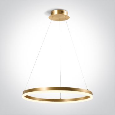 ONE Light LED Pendant Rings - lampe suspendue - Ø 60 x 150 cm - 40W LED inclus - laiton