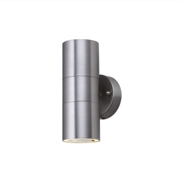 Searchlight Slapton - applique murale extérieure - 6 x 16 cm - IP44 - acier inoxydable