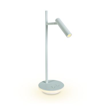 ONE Light - lampe de bureau - Ø 15 x 45,5 cm - 3W + 6W LED inclus - blanc