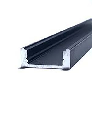 Profil LED - 1,7 x 0,7 cm - noir