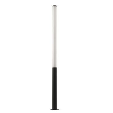 Faro Tura - lampe de jardin - Ø 16 x 205 cm - 48W LED inclus - IP65 - gris foncé