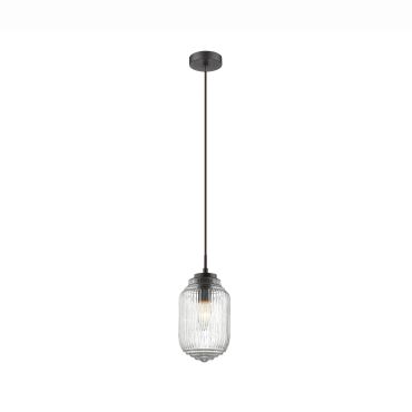 Nova Luce Nord - lampe suspendue - Ø 12 x 120 cm - transparent