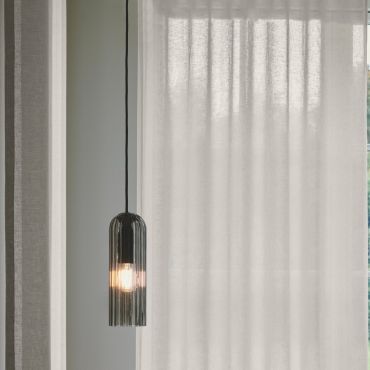 Nordlux Miella - lampe suspendue - Ø 12,3 x 230 cm - fumé
