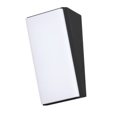 Nova Luce Keen - applique d'extérieur - 9 x 7 x 18 cm - 12W LED inclus - IP65 - noir
