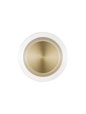 Nova Luce Airida - applique murale - Ø 17 x 6 cm - 8W LED inclus - laiton doré