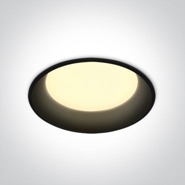 ONE Light Downlights Fixe LED - spot encastré - Ø 175 mm, Ø 165 mm encastré - 22W LED inclus - noir