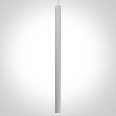 ONE Light Rail Spots - suspension - système de rails 3 phases - Ø 3,2 x 60 cm - LED 8W incluse - blanc