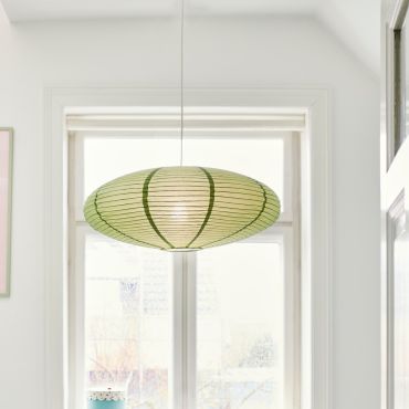 Nordlux Villo - abat-jour en papier sans suspension - Ø 60 x 24 cm - vert