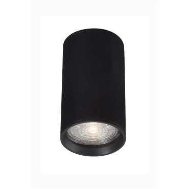 Nova Luce Marupe - spot en saillie - Ø 6 x 10 cm - noir